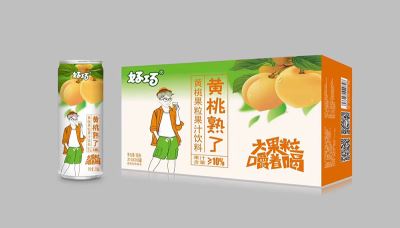 好巧黃桃熟了大果粒310ML